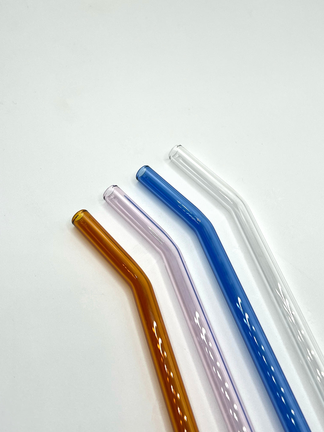 Bent Glass Straws