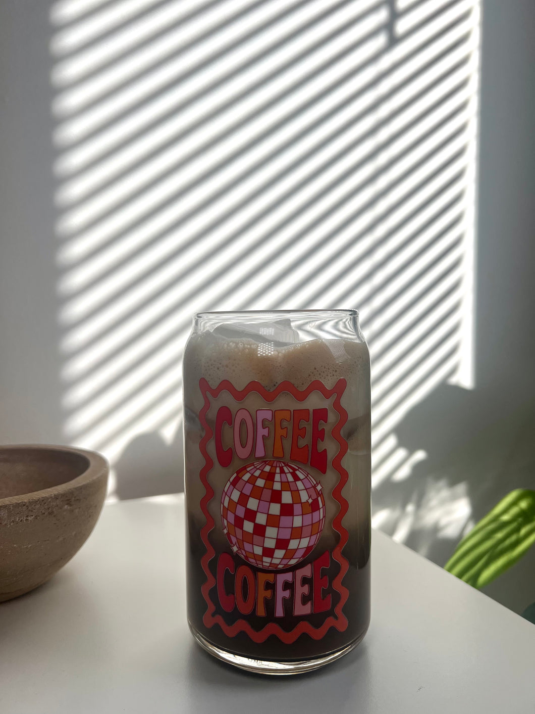 Disco Coffee Glass Cup