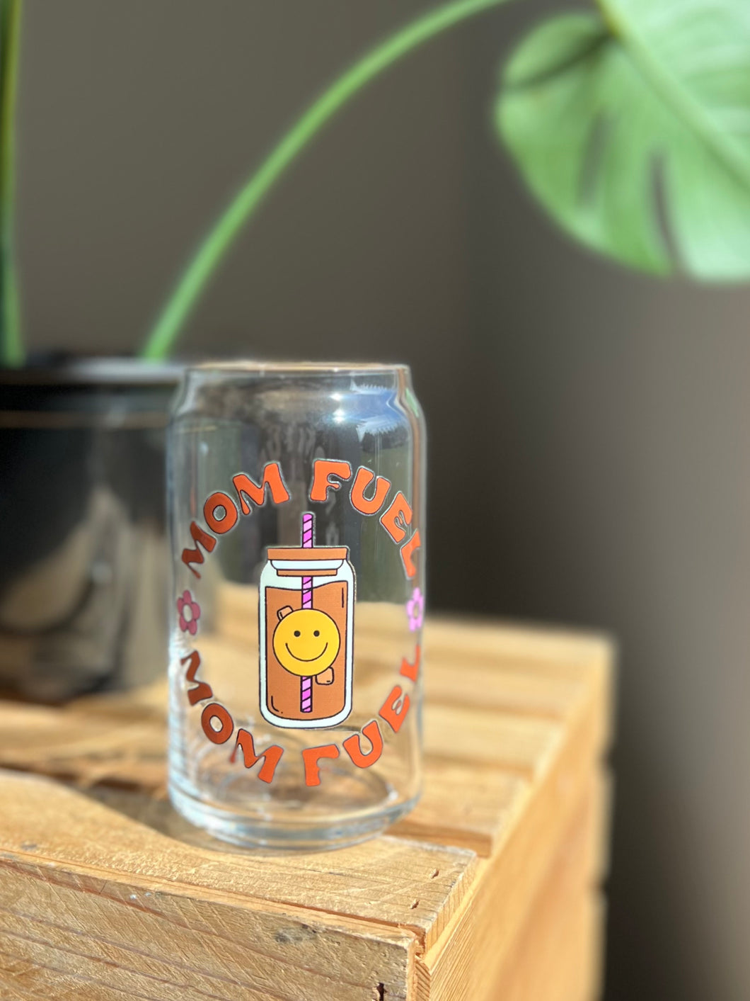 Mom Fuel Glass Cup