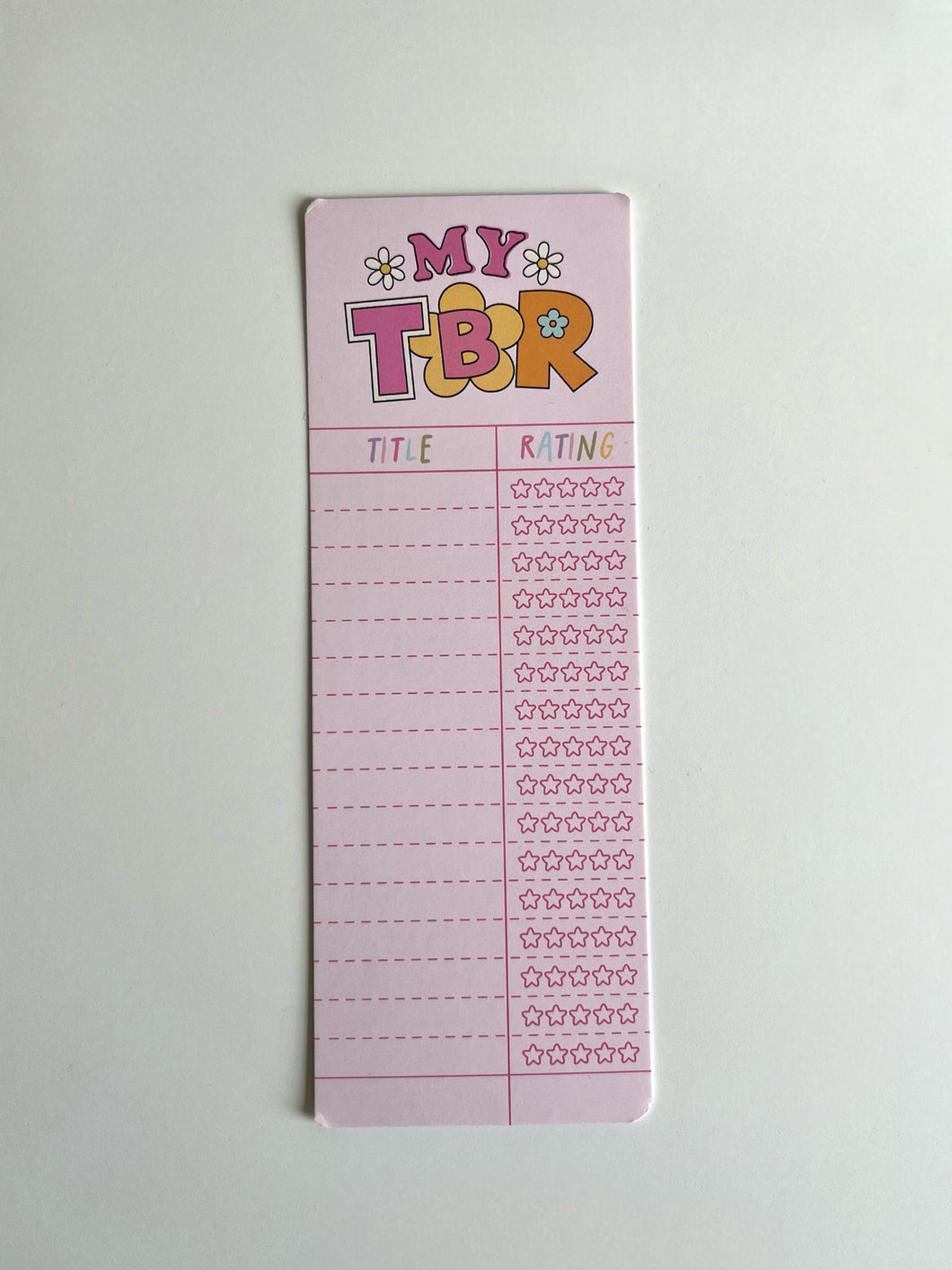 My TBR Bookmark