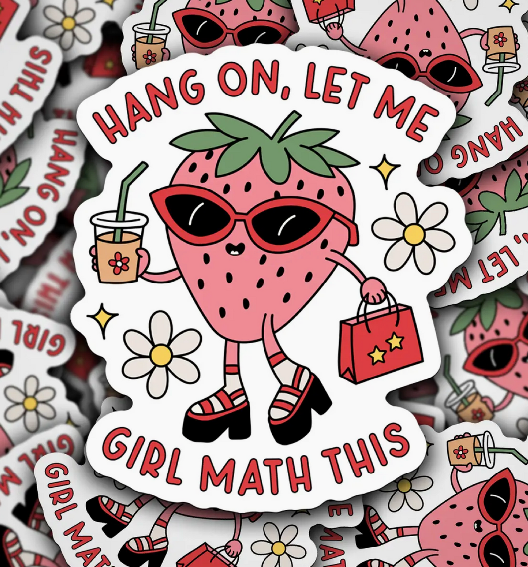 Let Me Girl Math This Sticker