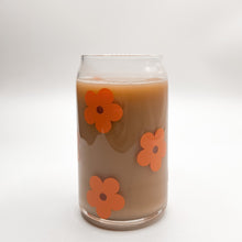 Load image into Gallery viewer, Retro Flowers Glass Cups
